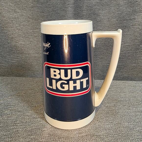 Spuds Mackenzie Bud Light Original Party Animal Thermo Serv Plastic Stein Mug 86 - Picture 3 of 5